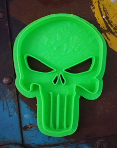 3D Printed Cookie Cutter Inspired by Marvels Punisher Emblem