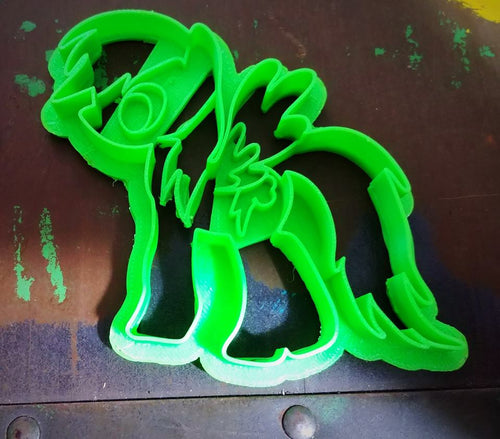 3D Printed Cookie Cutter Inspired by My Little Pony Friendship is Magic Rainbow Dash