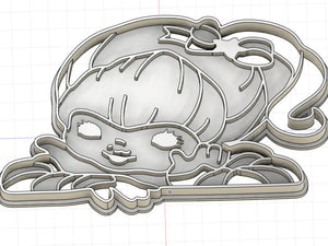 3D Printed Cookie Cutter Inspired by Rainbow Brite
