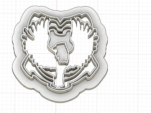 3D Printed Cookie Cutter Inspired by Ravenclaw House Crest
