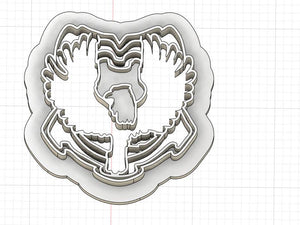 3D Printed Cookie Cutter Inspired by Ravenclaw House Crest