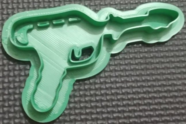 3D Printed Ray Gun Cookie Cutter