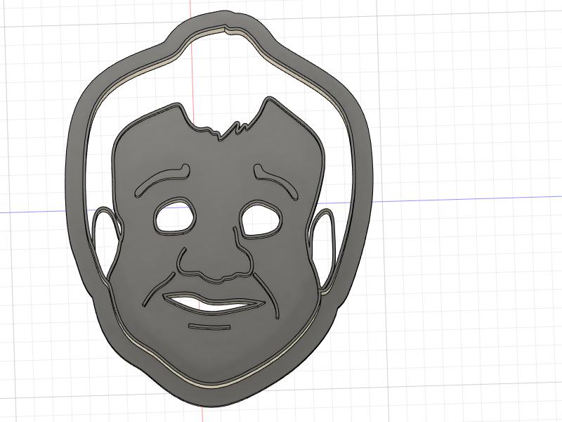 Copy of 3D Printed  Cookie Cutter Inspired by Ghostbusters Ray Stantz