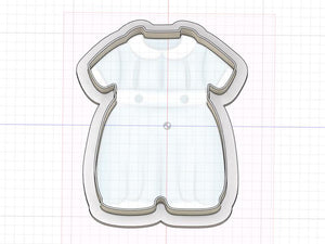 3D Printed Romper Cookie Cutter