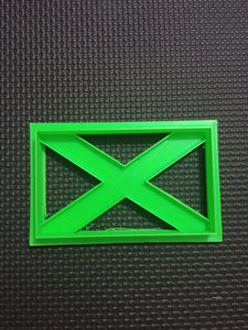 3d Printed Scottish Flag Cookie Cutter