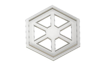 3D Printed Cookie Cutter Inspired by Star Wars Separatists Logo