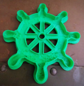 3D Printed Cookie Cutter Inspired by Ships Wheel