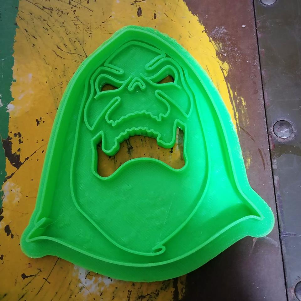 3D Printed Cookie Cutter Inspired by Masters of the Universe Skeletor