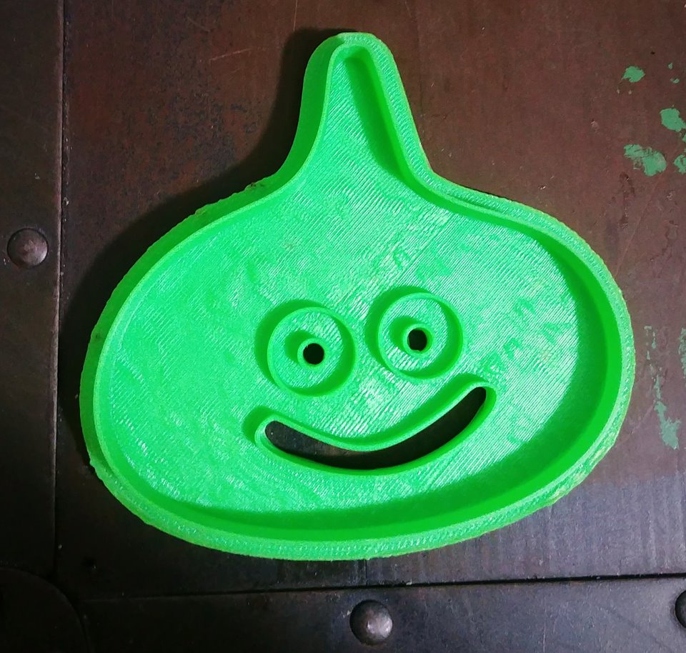 3D Printed Cookie Cutter Inspired by Dragon Quest Slime