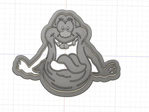 3D Printed  Cookie Cutter Inspired by Ghostbusters Slimer