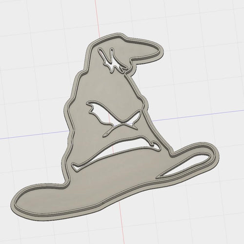 3D Model to Print Your Own Sorting Hat Cookie Cutter DIGITAL FILE ONLY