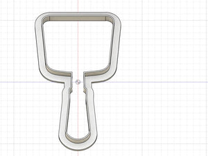 3D Printed Spatula Cookie Cutter
