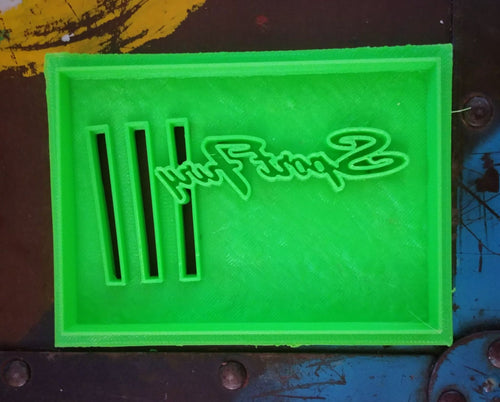 3D Printed Cookie Cutter Inspired by Plymouth Sport Fury Emblem