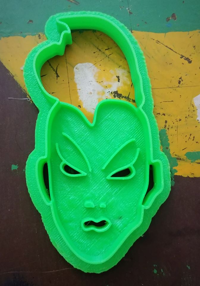 3D Printed Cookie Cutter Inspired by X-Men Storm Head