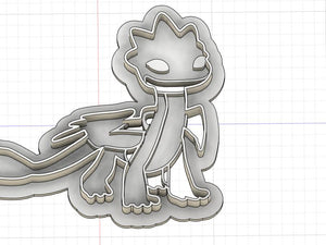 Printed Cookie Cutter Inspired by Dragons Rescue Riders Summer
