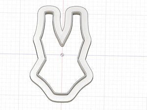 3D Printed Swimsuit Cookie Cutter