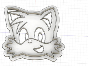 3D Printed Cookie Cutter Inspired by Sonic the Hedgehog Tails