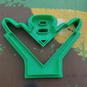 3D Printed Cookie Cutter Inspired by Thunderbird V8 Emblem