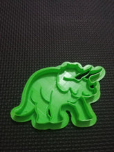 Load image into Gallery viewer, 3D Printed Triceratops Dinosaur Cookie Cutter