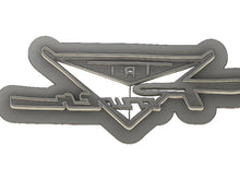 Load image into Gallery viewer, 3D Printed Cookie Cutter Inspired by a &#39;59 Pontiac Tri Power Emblem