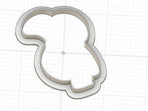 3D Printed Tucan Outline Cookie Cutter