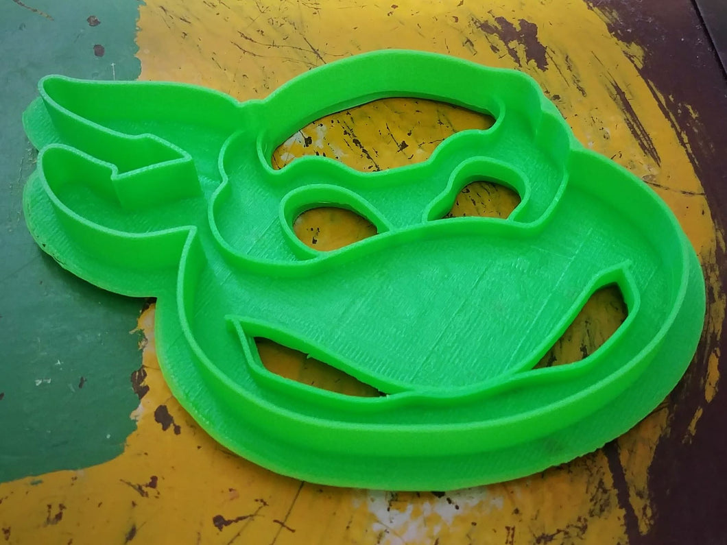 3D Printed Cookie Cutter Inspired by TMNT Turtle Head