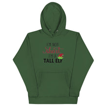 Load image into Gallery viewer, I.m Not Short I&#39;m A Tall Elf Unisex Hoodie