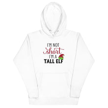 Load image into Gallery viewer, I.m Not Short I&#39;m A Tall Elf Unisex Hoodie