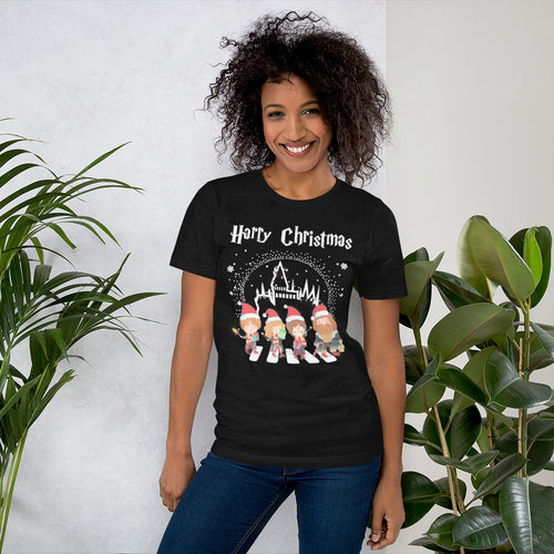 Hogwarts Christmas Abby Road Unisex t-shirt