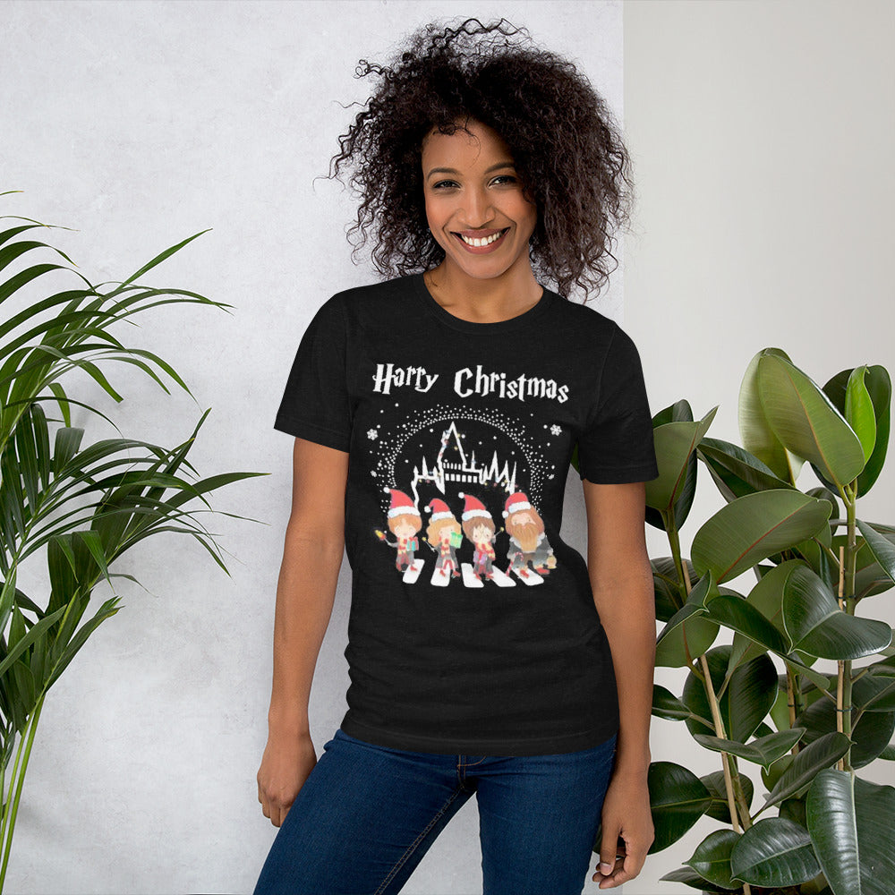 Hogwarts Christmas Abby Road Unisex t-shirt
