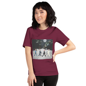 Fab Four Abby Road Christmas Unisex t-shirt