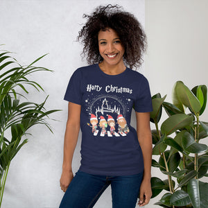 Hogwarts Christmas Abby Road Unisex t-shirt