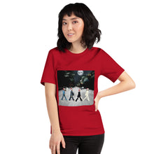 Load image into Gallery viewer, Fab Four Abby Road Christmas Unisex t-shirt