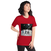 Load image into Gallery viewer, Fab Four Abby Road Christmas Unisex t-shirt