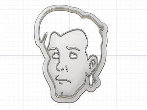 3D Printed Cookie Cutter Inspired by Ghostbusters Peter Venkman