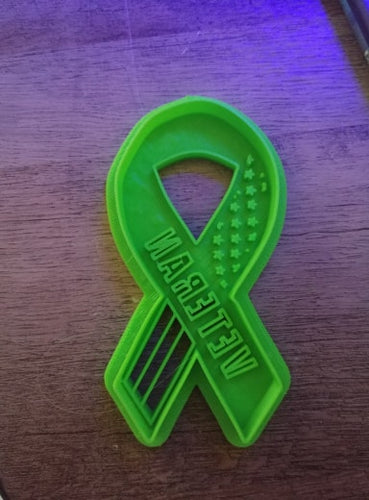 3D Printed Cookie Cutter Inspired by Veteran Ribbon