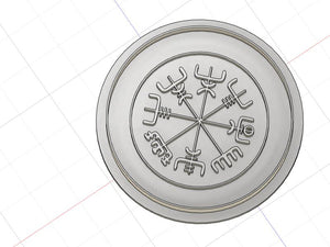 3D Printed Viking Compass Cookie Cutter