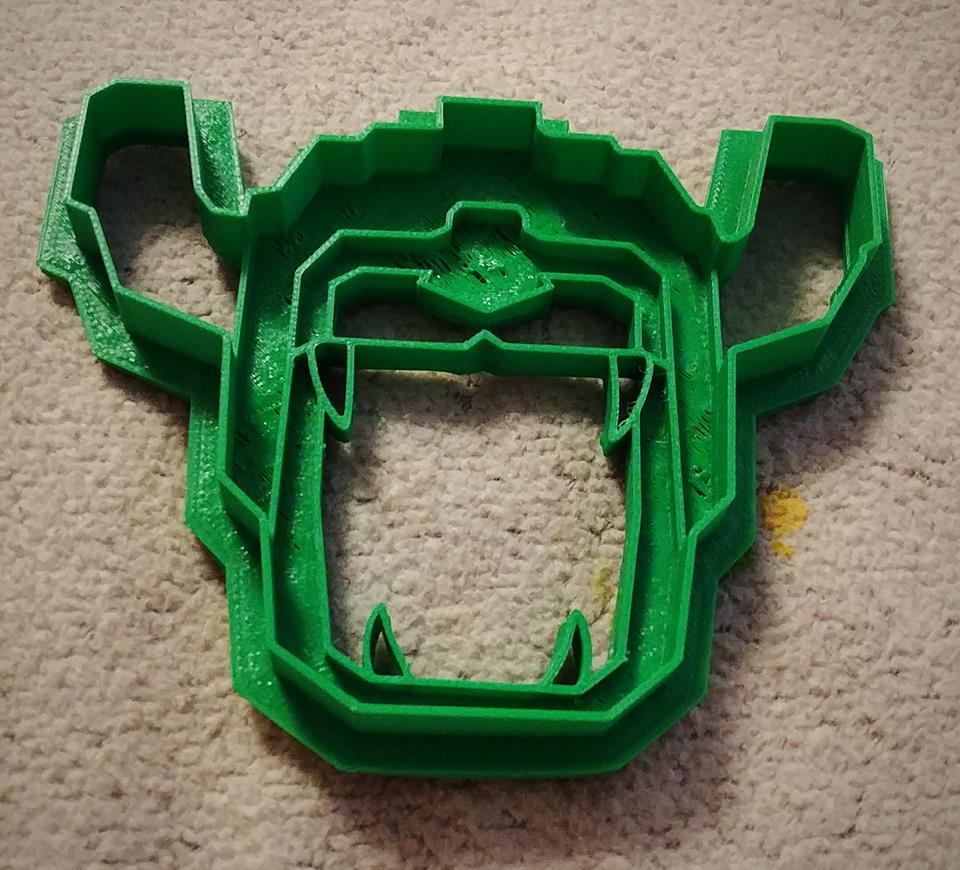 3D Printed Cookie Cutter Inspired by Voltron