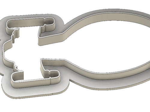 3D Printed Cookie Cutter Inspired by the Starship Voyager from Star Trek
