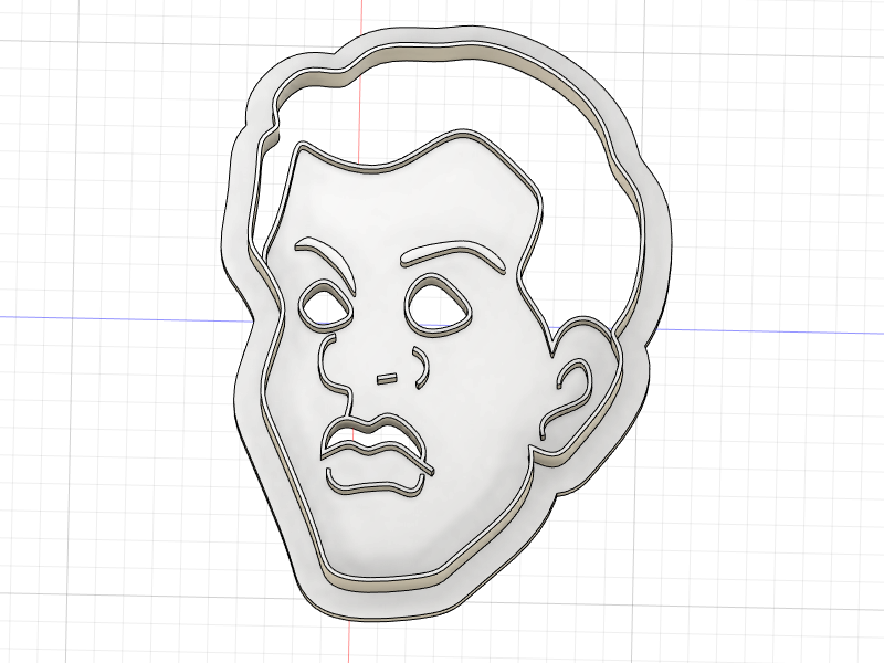 3D Printed Cookie Cutter Inspired by Ghostbusters Winston Zeddemore