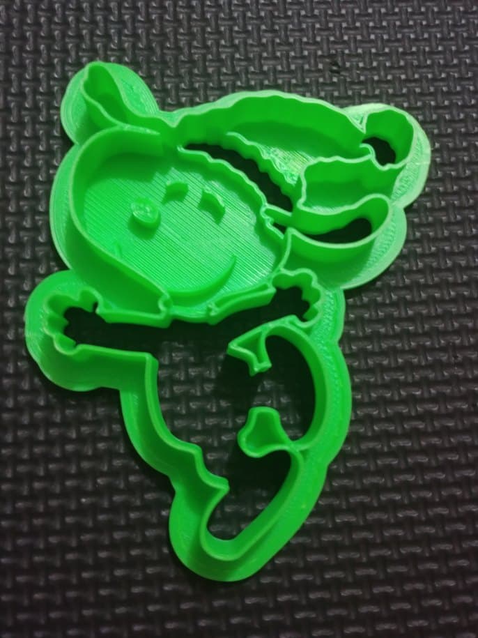 3D Printed Cookie Cutter Inspired by Christmas Snoopy