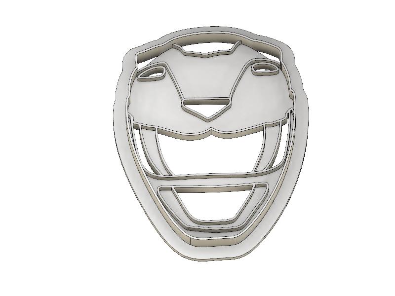 3D Printed Cookie Cutter Inspired Yellow MMPR Ranger