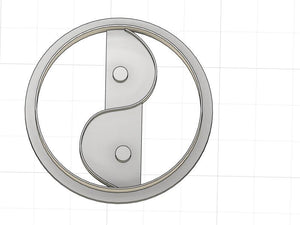 3D Printed Yin Yang Cookie Cutter