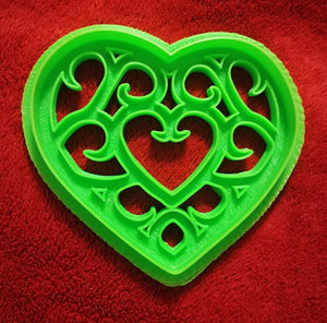 3D Printed Cookie Cutter Inspired by Zelda Heart